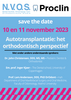 Najaarscongres - Autotransplantation: the orthodontic perspective